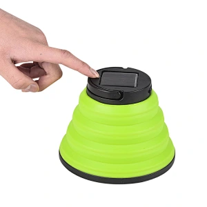 3 Modes collapsible waterproof solar camping lantern