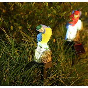 Waterproof IP65 parrot landscape yard solar light