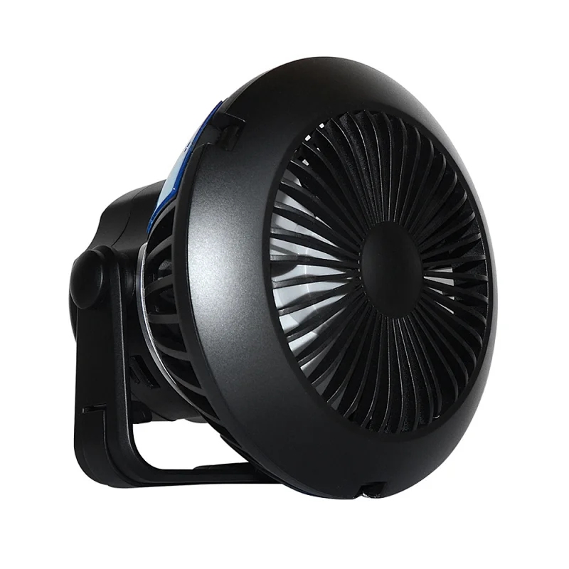 Solar hanging fan camping lantern