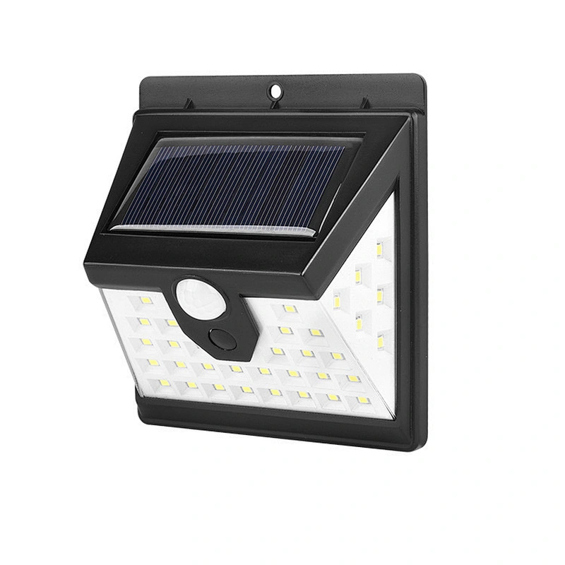 Street light lamp 40 LED waterproof IP65 motion sensor solar outdoor wall lights
