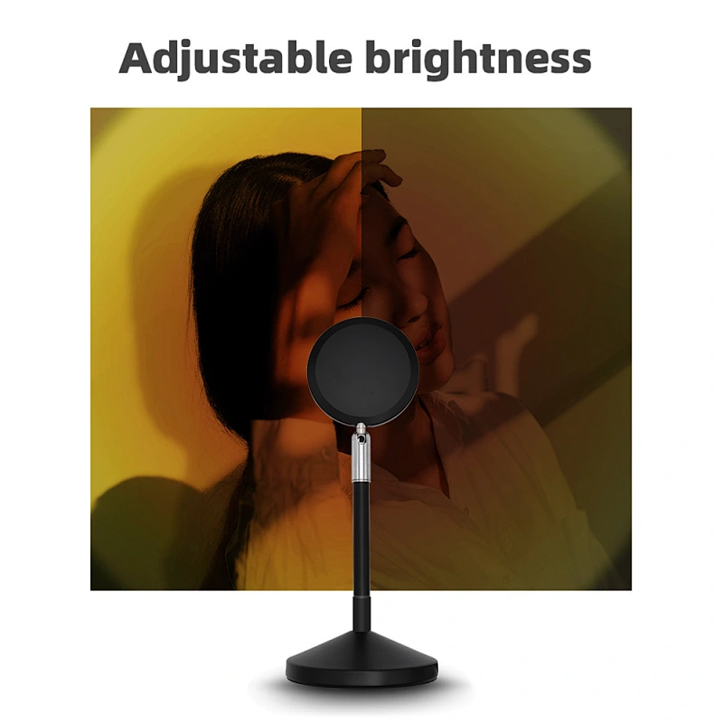 UFO night light LED bed RGB 16 color 4 mode USB remote control sunset projection lamp