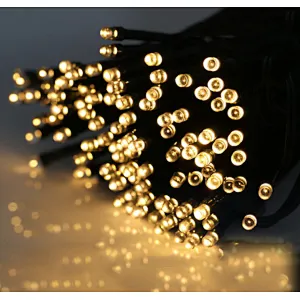 Decorative waterproof IP44 new arrival colorful garden 12 meters 100 LED solar string light