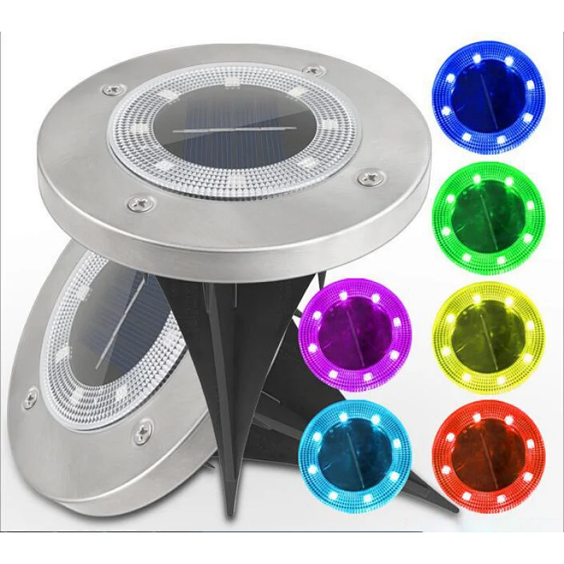 New design decoration RGB waterproof IP65 solar LED lights outdoor for garden light