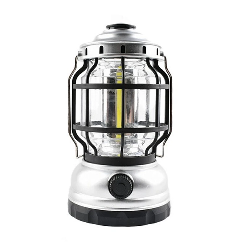 3*AA Vintage stepless dimming camping lantern