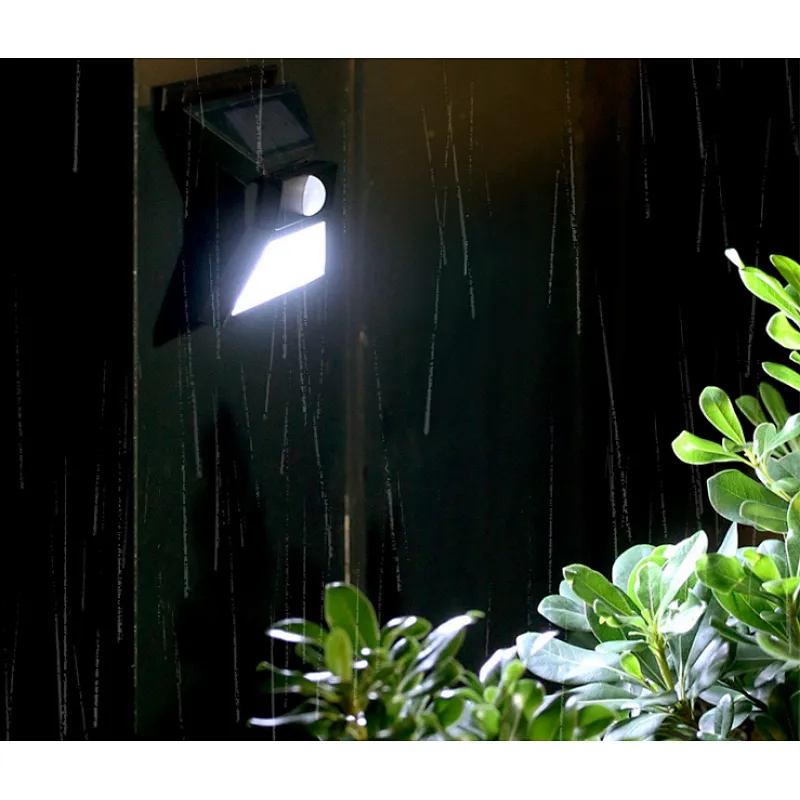 Premium retractable motion sensor adjustable angle 67 LED waterproof IP65 solar wall light