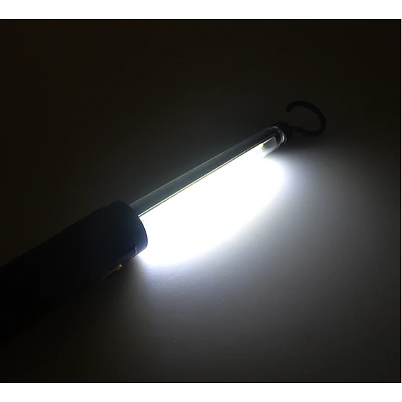 3 Modes LED Rechargeable USB Torch COB Flashlight with Detachable Magnetic Hook