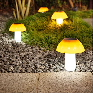 Home light landscape mushroom waterproof IP65 lawn LED garden solar plug ground lights