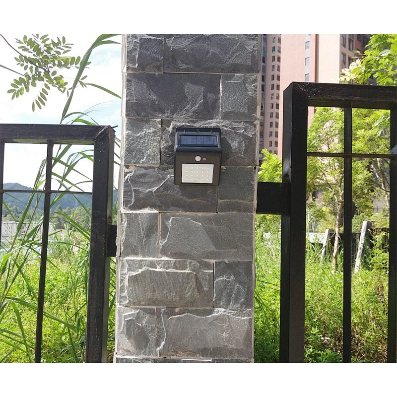 New design street lights outdoor 16 LED motion sensor wall waterproof IP65 solar light