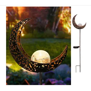 Backyard waterproof moon lamp decoration LED solar light