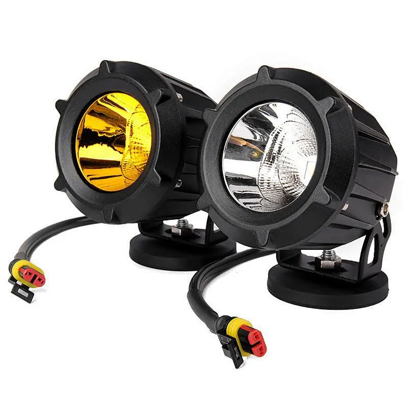 35w white and amber car work light