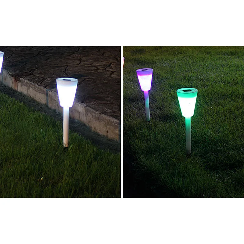 Hollow butterfly ground outdoor light waterproof IP65 LED garden panel solar lights