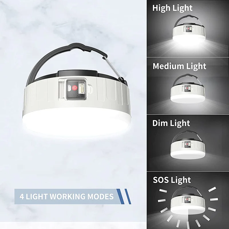 1000 Lumen rechargeable solar camping lantern