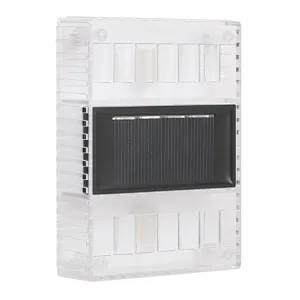 Solar outdoor wall RGB decorative waterproof IP65 LED out lights fence light