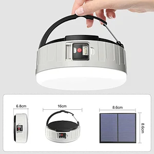1000 Lumen rechargeable solar camping lantern