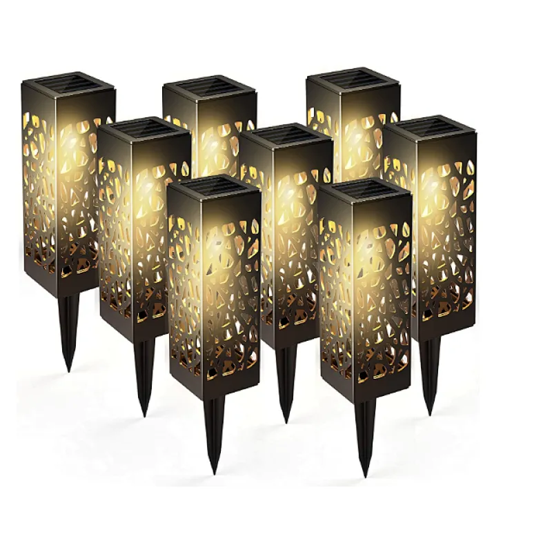 Modern light garden decorative solar powered charging ground lights