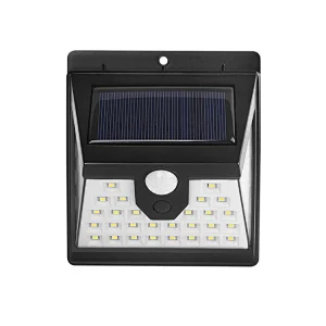Street light lamp 40 LED waterproof IP65 motion sensor solar outdoor wall lights