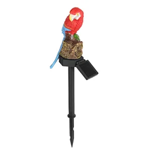 Waterproof IP65 parrot landscape yard solar light