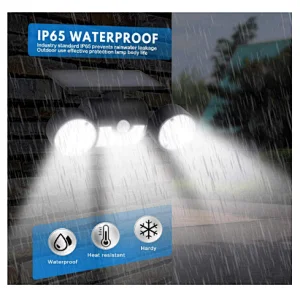 3 mode channel design wall LED road garden outdoor waterproof IP65 motion sensor solar light