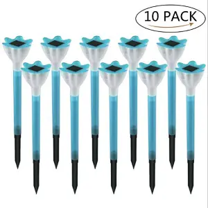 New design creative waterproof IP65 power LED light small flower outdoor solar lights