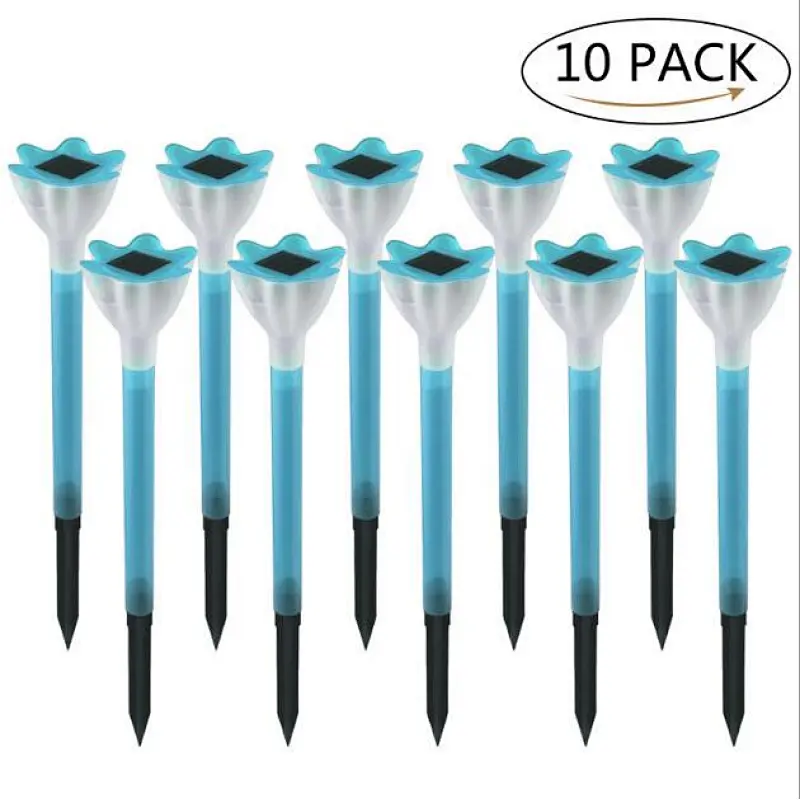 New design creative waterproof IP65 power LED light small flower outdoor solar lights