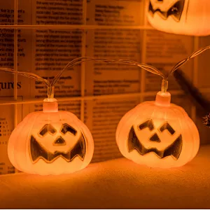 Halloween decoration light LED pumpkin 2m 20 LED for party battery operated string outdoor lights