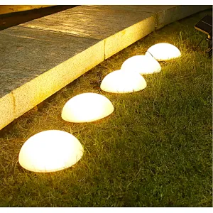 LED waterproof IP65 lawn landscape 1 with 5 LED hemisphere outside solar light
