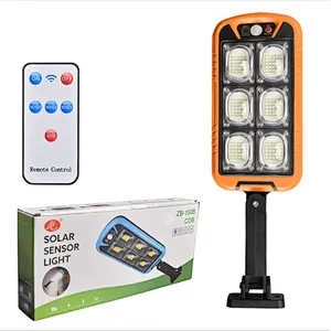 Intelligent 120 LED rotatable LED outdoor wall waterproof IP65 remote control solar flood light