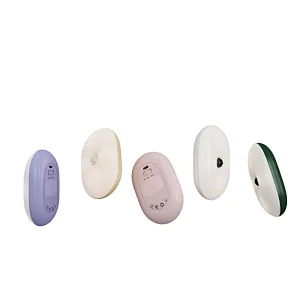 New design gift motion sensor baby room rechargeable hallway 3 color night light