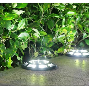 Outdoor garden round plug waterproof IP65 for garden decorative solar ground lights