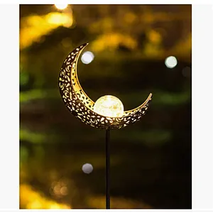 Backyard waterproof moon lamp decoration LED solar light