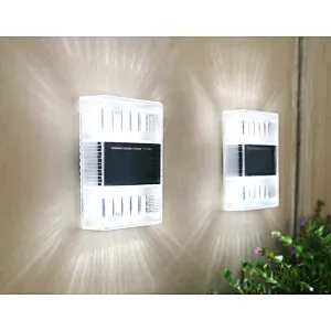 Solar outdoor wall RGB decorative waterproof IP65 LED out lights fence light