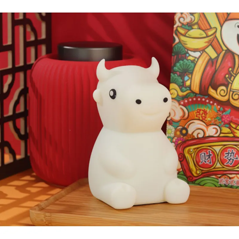 Silicone LED USB rechargeable color changing for baby room night light