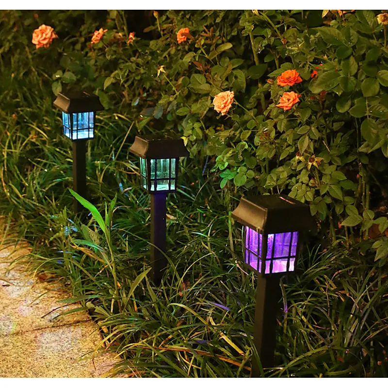 Decorative outdoor light LED street RGB landscape plug waterproof IP65 solar garden lights
