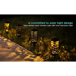 Modern light garden decorative solar powered charging ground lights