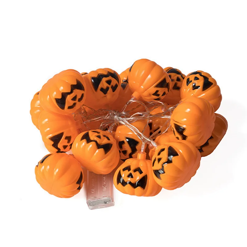 Halloween decoration light LED pumpkin 2m 20 LED for party battery operated string outdoor lights