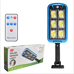 Intelligent 120 LED rotatable LED outdoor wall waterproof IP65 remote control solar flood light