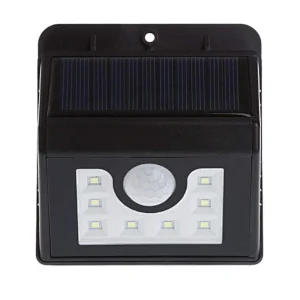 Waterproof IP65 8 LED for house outdoor LED wall lights motion sensor solar light