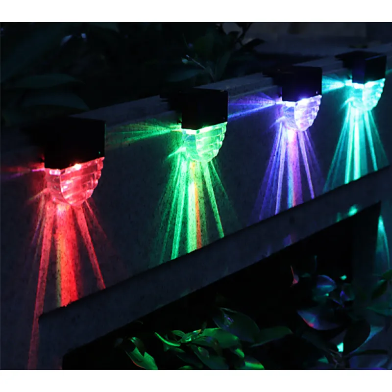 Solar street light outdoor LED road wall lights outdoor RGB garden waterproof IP55