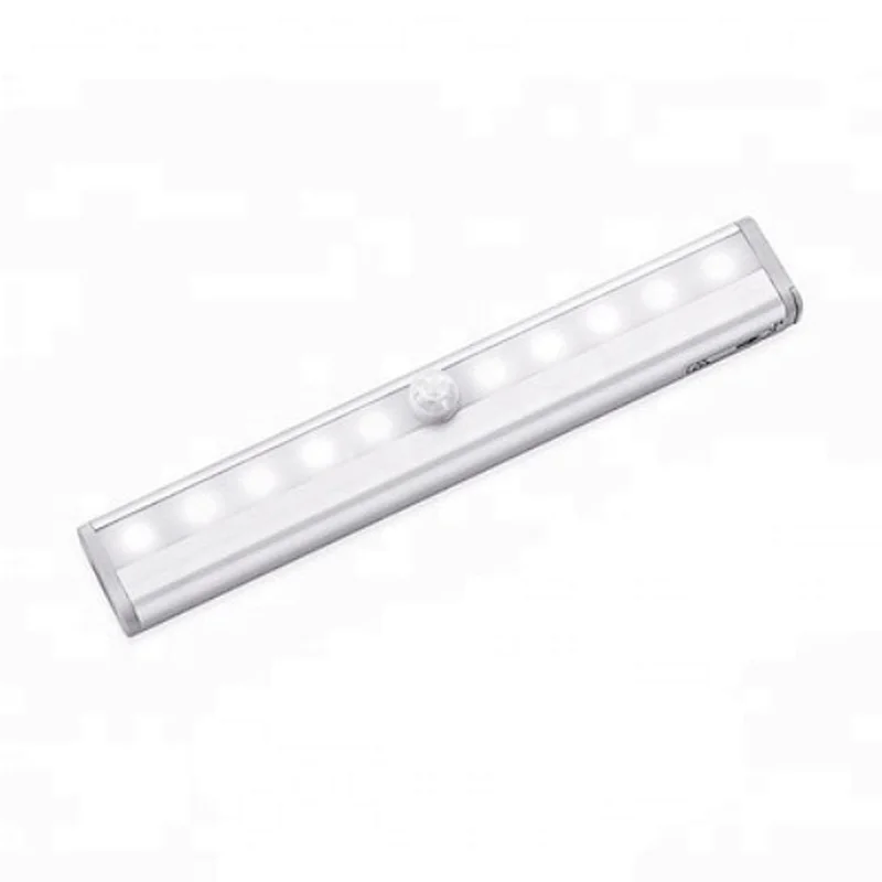 LED Rechargeable Motion Sensor Night Light with Stick-on Magnetic Strip for Closet Wardrobe Cabinet
