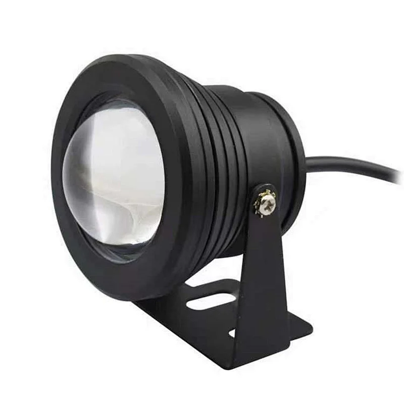 Spotlight 12V 10W RGBW flood light with remote IP68 waterproof dimmable colored led work light