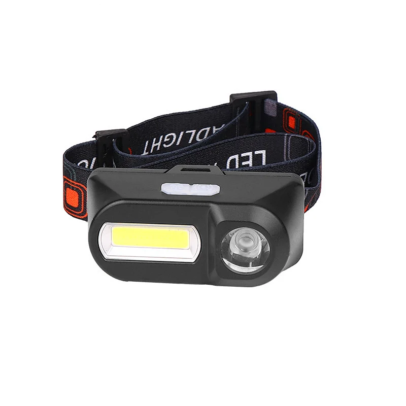 COB+XPE usb rechargeable emergency headlight 6 modes motion sensor led headlamp for fishing