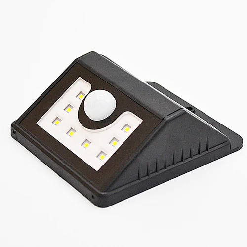 Waterproof IP65 8 LED for house outdoor LED wall lights motion sensor solar light