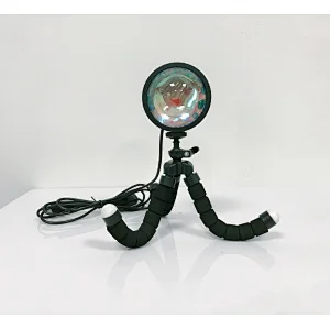 RGB 16 color led projector lamp rainbow night light 4 modes tripod sunset lamp
