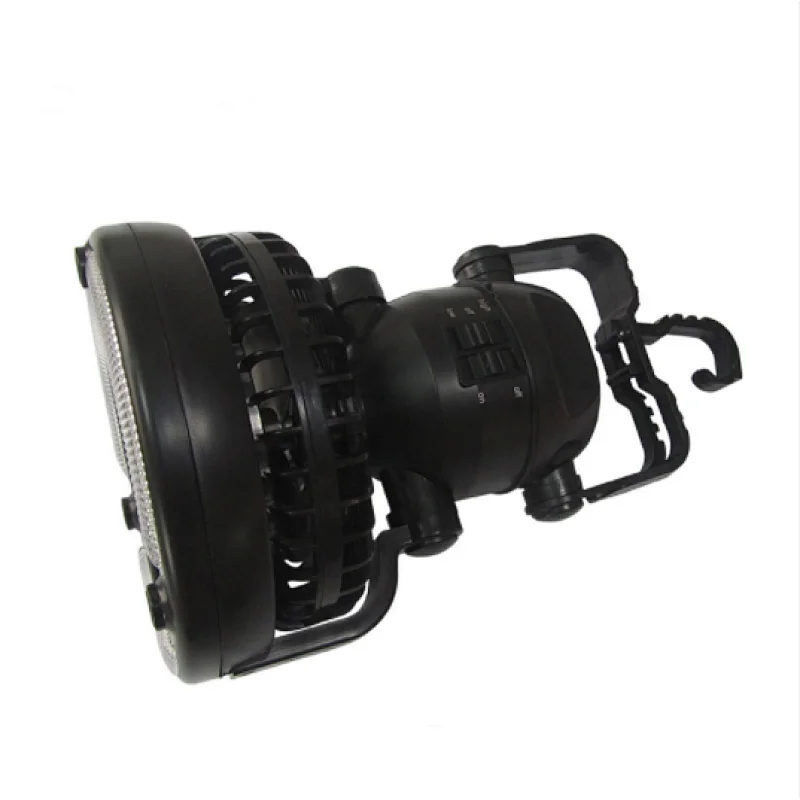 Camping ceiling fan battery led high lightness with hook portable 3500k lms lantern