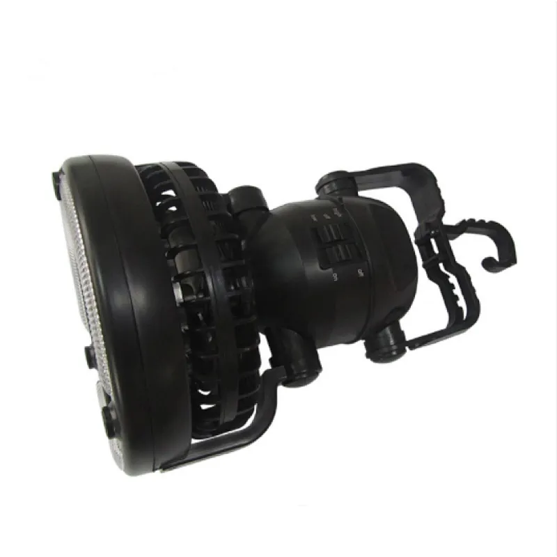 Camping ceiling fan battery led high lightness with hook portable 3500k lms lantern
