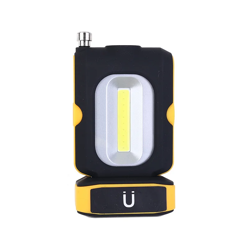 Pick up functional inspect folding led torch usb rechargeable cob lamp flashlight magnetic multifunction work light