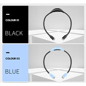 Flexible rechargeable book light folding LED reading Light ultralight neck hug worklight for running and repairing