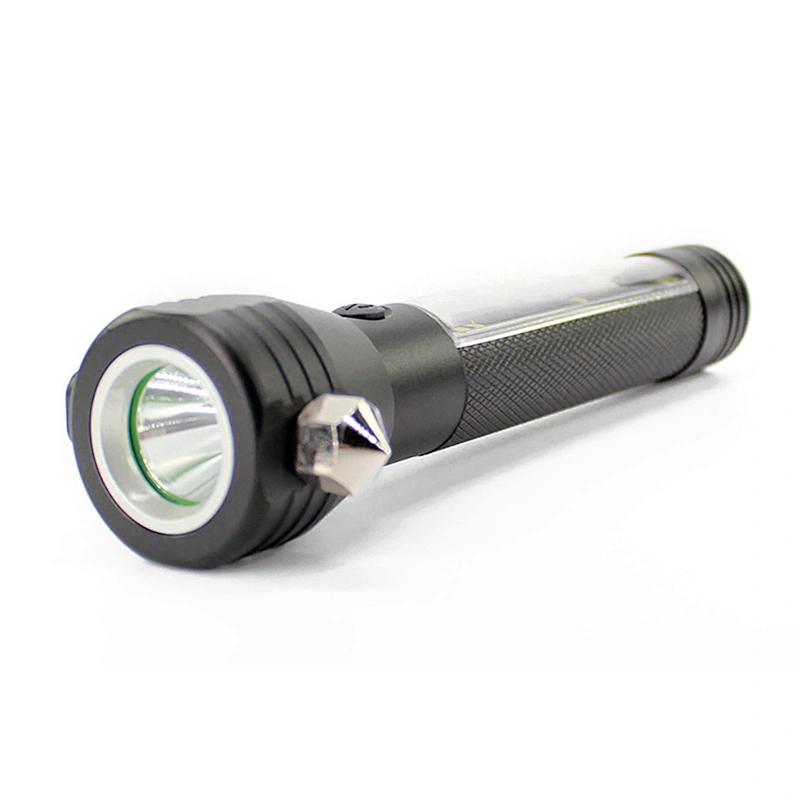 Multi-function LED flashlight powerful USB rechargeable LED torch flashlight bright
