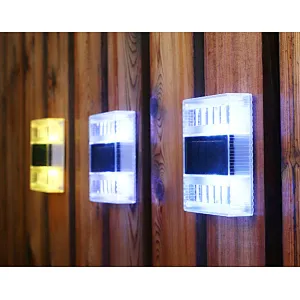 Simple solar outdoor wall RGB decorative waterproof IP65 LED out lights fence light