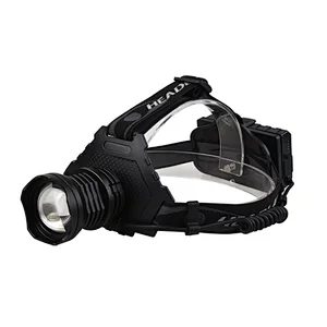 5 Modes multifunctional headlight with power bank function zoomable super bright p70 led headlamp